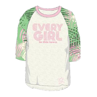 "Every Girl" Floral Raglan